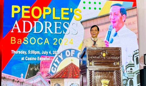 Cebu Mayor Mike Rama holds ‘backstage’ city address amid.